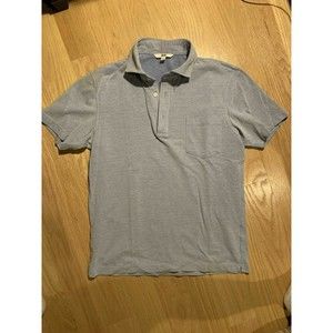 UNIQLO - Light Blue Men Short Sleeve Polo Shirt -  Frenc Collar - Size S Small